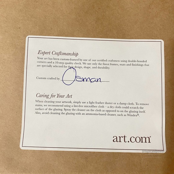 Owl Line Drawing Framed Screen Print art.com EUC - Picture 3 of 4